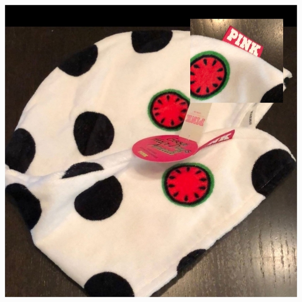 Nwt vs pink head towel wrap